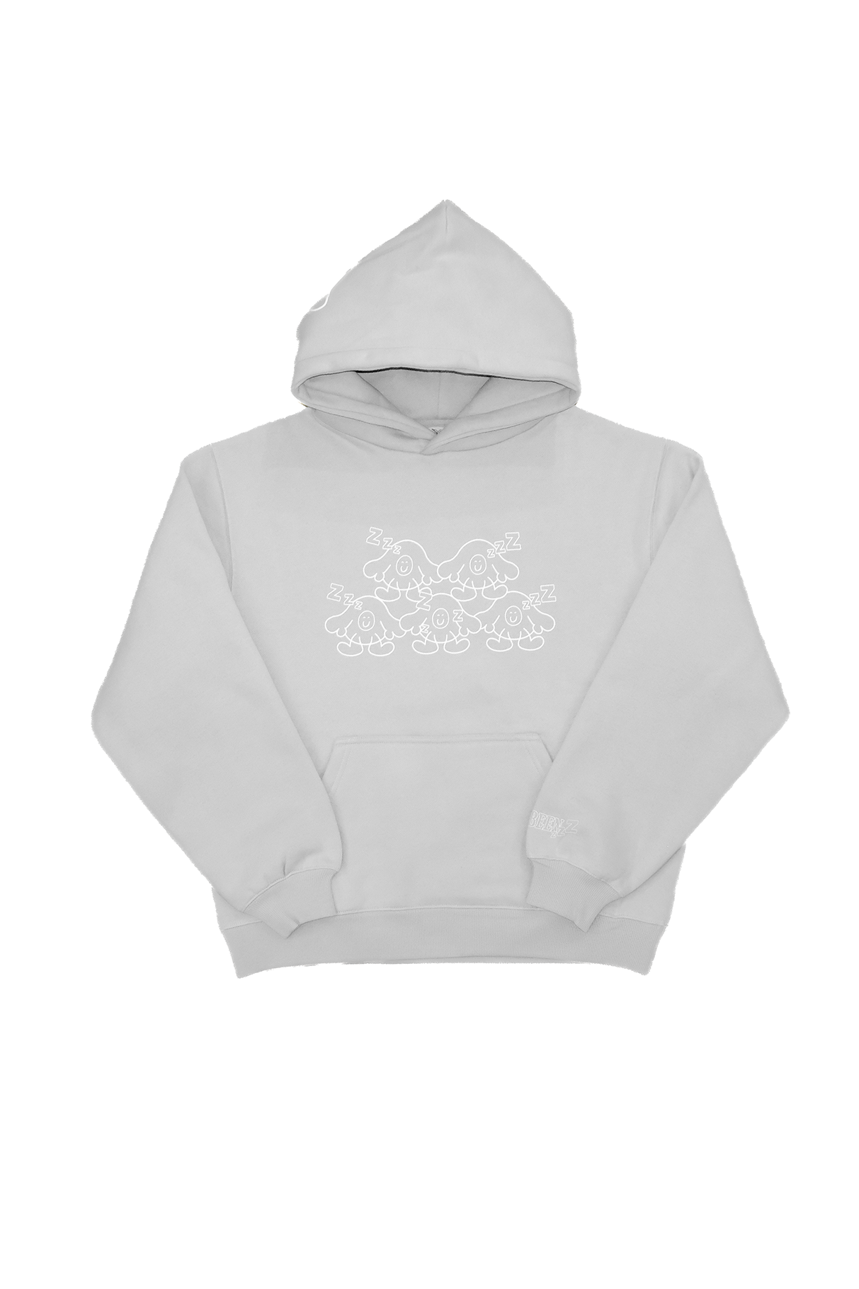 NEVERBEENZZZ HOODIE (GREY)